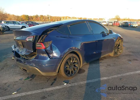 2023 Tesla Model Y Awd/Long Range Dual Motor All-Wheel Drive из США, поврежденный, VIN 7SAYGAEE1PF845169